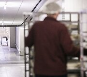 Santaros klinikų maisto tiekimo akimirka