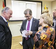 Parodos atidarymo akimirka