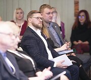 Tarybos posėdžio akimirka