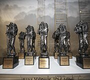 &Scaron;v. Kristoforo statulėlės įteikimo akimirka