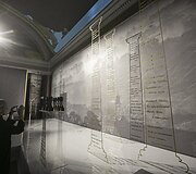 &Scaron;v. Kristoforo statulėlės įteikimo akimirka