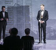 &Scaron;v. Kristoforo statulėlės įteikimo akimirka