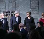 &Scaron;v. Kristoforo statulėlės įteikimo akimirka