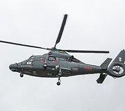 Sraigtasparnio nusileidimo akimirka
