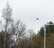 Sraigtasparnio nusileidimo akimirka