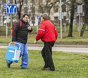Sraigtasparnio nusileidimo akimirka