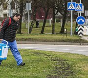 Sraigtasparnio nusileidimo akimirka