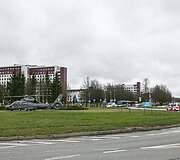 Sraigtasparnio nusileidimo akimirka