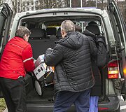 Sraigtasparnio nusileidimo akimirka