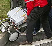 Sraigtasparnio nusileidimo akimirka