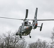 Sraigtasparnio nusileidimo akimirka