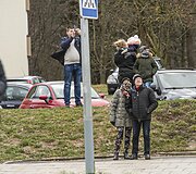 Sraigtasparnio nusileidimo akimirka