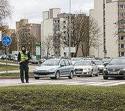 Sraigtasparnio nusileidimo akimirka