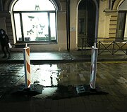 Vandentiekio avarija Trakų gatvėje