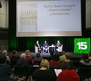 Ryčio Sabo &bdquo;Gaono kodas&ldquo; knygos pristatymas" 