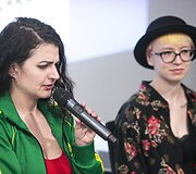 Miglė Anu&scaron;auskaitė ir Elena Gasiulytė