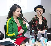Miglė Anu&scaron;auskaitė ir Elena Gasiulytė