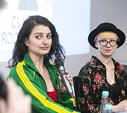 Miglė Anu&scaron;auskaitė ir Elena Gasiulytė