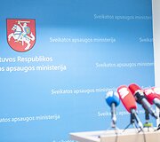 Spaudos konferencija akimirka