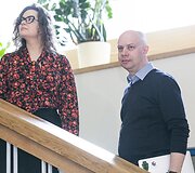 Spaudos konferencija akimirka