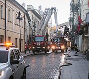 Patalpų vir&scaron; &bdquo;La Birra&ldquo; užeigos gaisras Vilniuje