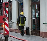 Patalpų vir&scaron; &bdquo;La Birra&ldquo; užeigos gaisras Vilniuje