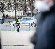 Vilniuje &ndash; protestas prie&scaron; veido kaukes