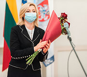 Vidaus reikalų ministrės A. Bilotaitės pristatymas