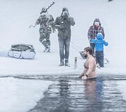 &Scaron;vento Valentino diena palydėta maudynėmis