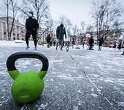 Vinco Kudirkos aik&scaron;tėje sportininkai surengė bendrą treniruotę