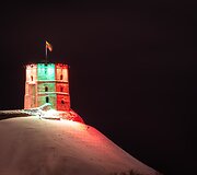 Sostinė pasipuo&scaron;ė Lietuvos valstybės atkūrimo dienos proga