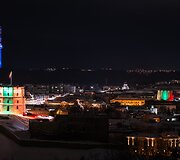 Sostinė pasipuo&scaron;ė Lietuvos valstybės atkūrimo dienos proga