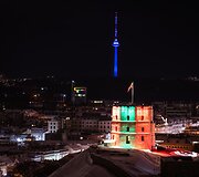 Sostinė pasipuo&scaron;ė Lietuvos valstybės atkūrimo dienos proga