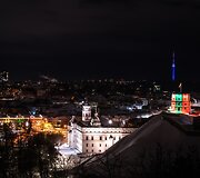 Sostinė pasipuo&scaron;ė Lietuvos valstybės atkūrimo dienos proga