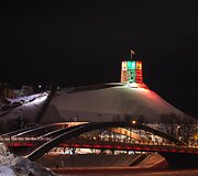 Sostinė pasipuo&scaron;ė Lietuvos valstybės atkūrimo dienos proga