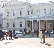Žmonės Simono Daukanto aik&scaron;tėje
