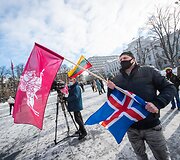 Atvykusieji taip pat tvirtino, esą laisvos spaudos Lietuvoje nėra &ndash; transliuojama tik &bdquo;globalistinė idėja&ldquo;