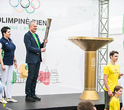 Prezidentas Gitanas Nausėda įžiebė simbolinę olimpinę ugnį