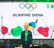 Prezidentas Gitanas Nausėda įžiebė simbolinę olimpinę ugnį