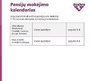 Pensijos gegužę