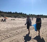1200 km žygio &bdquo;Už &scaron;varią Lietuvą&ldquo; dienora&scaron;tis: 1 dieną surinkta 11 kg &scaron;iuk&scaron;lių