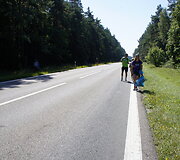 1200 km žygio &bdquo;Už &scaron;varią Lietuvą!&ldquo; dienora&scaron;tis: &Scaron;ventoji &ndash; Laukžemė, 18 km