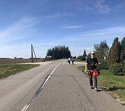 1200 km žygio &bdquo;Už &scaron;varią Lietuvą!&ldquo; nuotraukų galerija: Saločiai - Biržai (23 km)