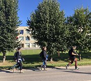 1200 km žygio &bdquo;Už &scaron;varią Lietuvą!&ldquo; nuotraukų galerija: Saločiai - Biržai (23 km)
