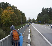 1200 km žygio pėsčiomis &bdquo;Už &scaron;varią Lietuvą!&ldquo; nuotraukų galerija: Jurbarkas &ndash; Smalininkai (17 km)