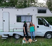 Darbą biure vilnietės Monika ir Ieva i&scaron;keitė į metų trukmės kelionę aplink Europą