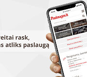 Portalo Paslaugos.lt duomenų bazėje jau sukaupta 14 tūks. paslaugų teikėjų