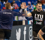 Europos rankinio čempionatas: Lietuva &ndash; Norvegija