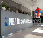 NBA krep&scaron;inio mokyklos atidarymas Vilniuje