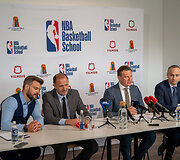 NBA krep&scaron;inio mokyklos atidarymas Vilniuje